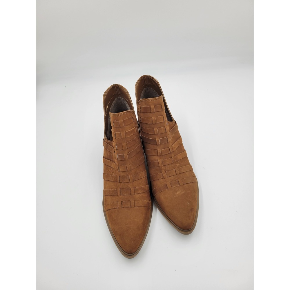 Steven by Steve Madden Chestnut Nubuck Suede‎ Ankle Slip On Boot Sz 10